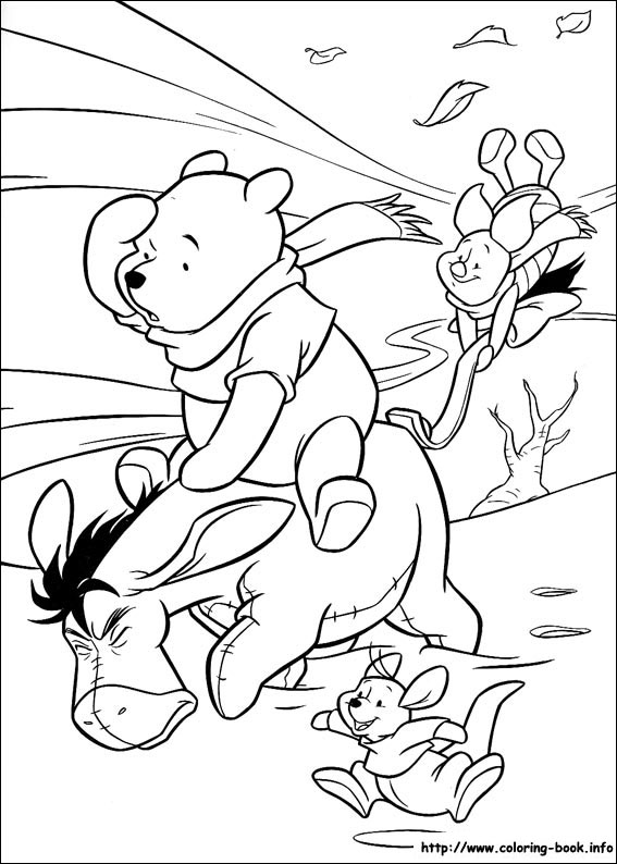 Winnie the Pooh coloring picture